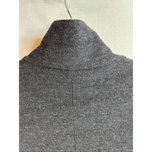 Eileen Fisher Zip Jacket Gray Wool Knit Women’s M Minimalist Luxe Loungewear - Picture 11 of 13